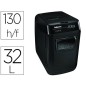 Destructora de documentos fellowes automax 150c capacidad de corte 150 hojas clips grapas tarjetas y cd 32l