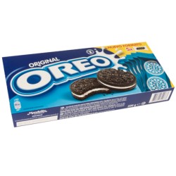 Galleta oreo original caja de 5 paquetes de 4 unidades 220 g