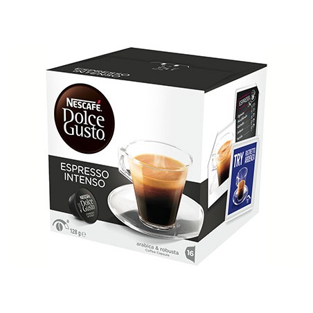 Cafe dolce gusto cafe espresso intenso monodosis caja de 16 unidades