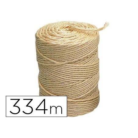 Cuerda sisal liderpapel 3 cabos rollo 2 kg