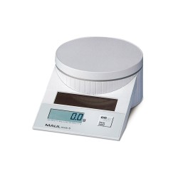 Bascula de precision maul tronic solar 5000 g apagado automatico color blanco 196x130x65 mm