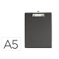 Portanotas maul din a5 carton plastificado pvc con pinza color negro Portanotas maul din a5 carton plastificado pvc con pinza color negro