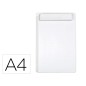 Portanotas maul go din a4 plastico reciclado con pinza color blanco Portanotas maul go din a4 plastico reciclado con pinza color blanco