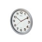 Reloj maul step de pared redondo 40 cm diametro electrico color plata