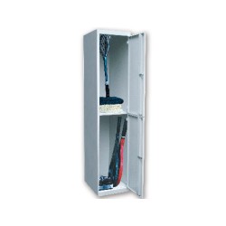 Taquilla metalica ar storage 50x180x40 cm 2 puertas con llave color gris inicial