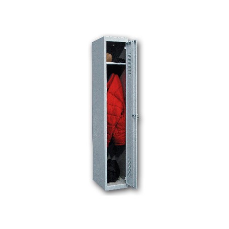 Taquilla metalica ar storage 50x180x30 cm 1 puerta con llave color gris inicial