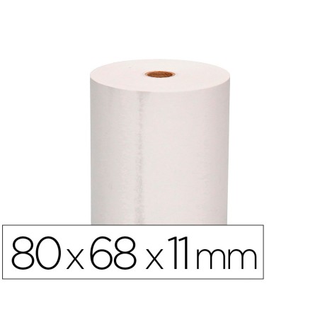 10 Unidades - Rollo sumadora q-connect termico 80x68x11 mm 58 gr sin bisfenol a