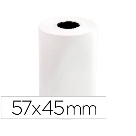10 Unidades - Rollo sumadora q-connect termico 57x45x11 mm 58 gr sin bisfenol a