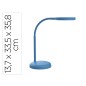 Lampara de escritorio maul led 5w 769lm luz calida brazo y cabezal giratorios azul