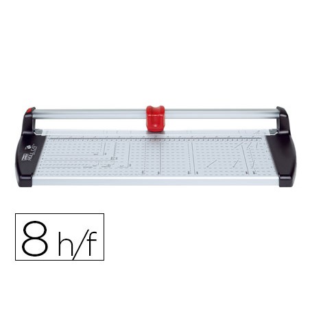 Cizalla m+r metalica de rodillo de 46 cm con base de aluminio