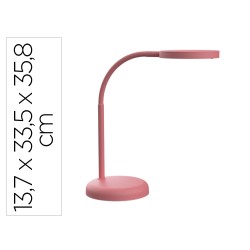 Lampara de escritorio maul led 5w 769lm luz calida brazo y cabezal giratorios rosa
