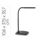 Lampara de escritorio maul led 5w 616lm luz ajustable panel tactil doble brazo negra