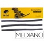Carboncillo artist mediano 5-6 mm caja de 6 unidades