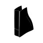 Revistero cep ellypse greenspirit plastico negro 278 x 83 x 325 mm.