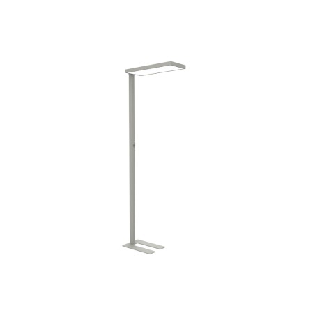Lampara de escritorio maul led 65w 9200lm brillo regulable brazo fijo plateada
