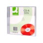 10 Unidades - Cd-r q-connect capacidad 700mb duracion 80min velocidad 52x caja slim