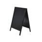 Pizarra negra liderpapel caballete doble cara de madera con superficie para rotuladores tipo tiza 55x85 cm Pizarra negra liderpapel caballete doble cara de madera con superficie para rotuladores tipo tiza 55x85 cm