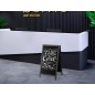 Pizarra negra liderpapel caballete doble cara de madera con superficie para rotuladores tipo tiza 55x85 cm Pizarra negra liderpapel caballete doble cara de madera con superficie para rotuladores tipo tiza 55x85 cm