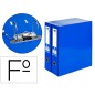 Modulo liderpapel 2 archivadores folio 2 anillas mecanismo de palanca 75mm azul