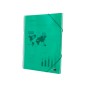 Carpeta liderpapel escaparate con espiral 40 fundas polipropileno din a4 verde