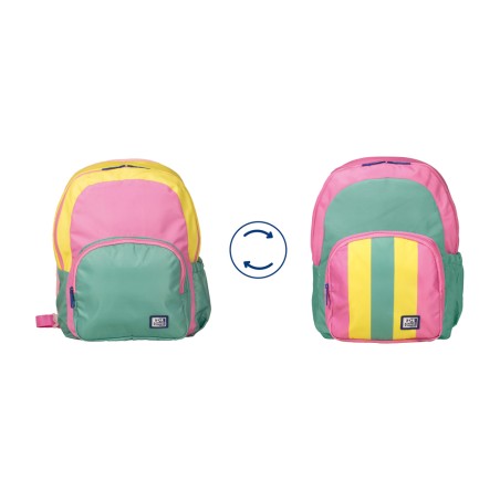 Mochila oxford reversible bubblegum 130x300x385 mm