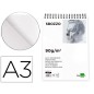 Bloc dibujo liderpapel esbozos espiral a3 297x420mm 100 hojas 90 g sin recuadro