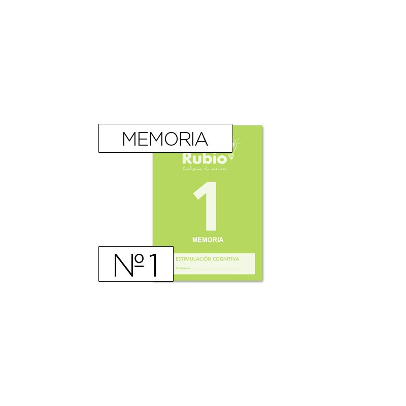 Cuaderno rubio entrena tu mente estimulacion cognitiva memoria 1