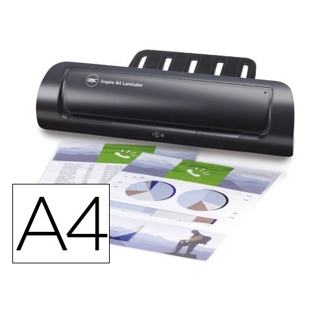 Plastificadora inspire din a4 2 rodillos hasta 125mc