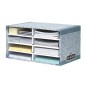 Modulo clasificador carton fellowes con 8 compartimentos 490x310x260mm