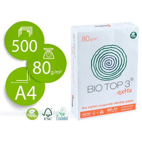 Papel fotocopiadora natura dune 80g din a4 paquete de 500 hojas