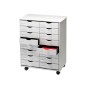 Mueble auxiliar paperflow para oficina negro 16 cajones en 2 columnas gris5x382 71,5x58x34,3 cm Mueble auxiliar paperflow para oficina negro 16 cajones en 2 columnas gris5x382 71,5x58x34,3 cm