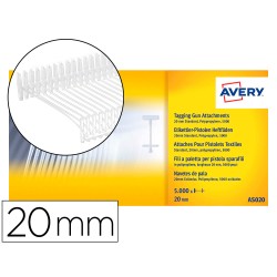 Recambio de navetes avery para pistola sujeta etiquetas 20 mm