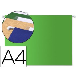 10 Unidades - Carpeta colgante liderpapel a4 verde