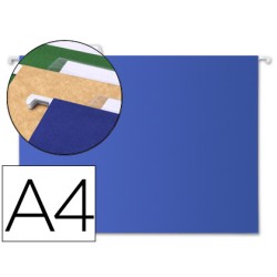 10 Unidades - Carpeta colgante liderpapel a4 azul