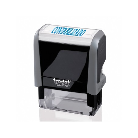 Sello entintado printy 4911 f8 p3 contabilizado almohadilla azul