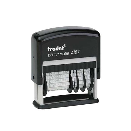 Formulario trodat con fechador 12 textos entintaje automatico 4 mm