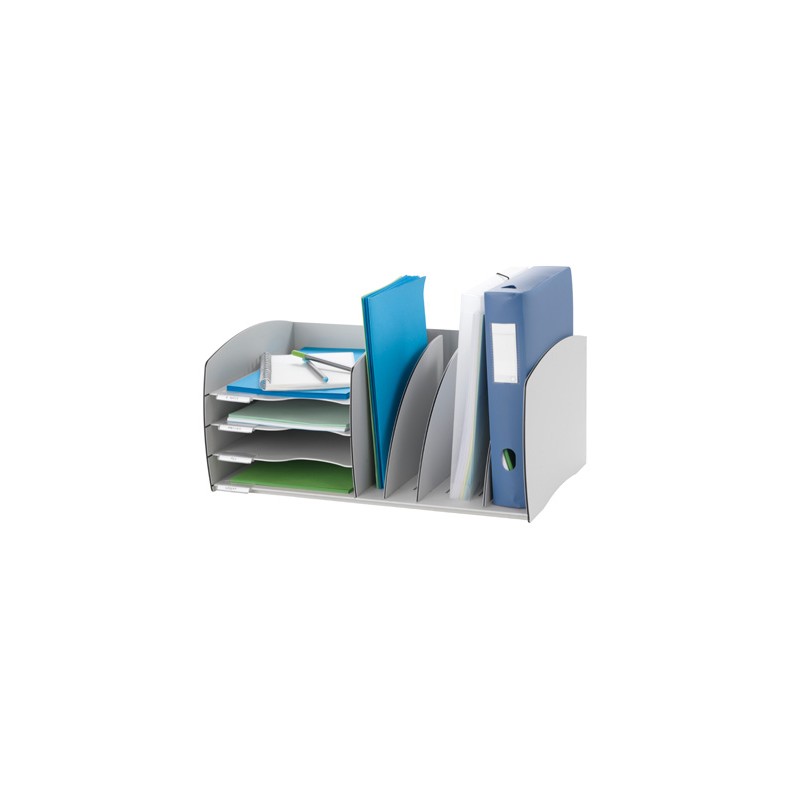 Organizador de armario paperflow gris poliestireno 245x543x340 mm Organizador de armario paperflow gris poliestireno 245x543x340 mm
