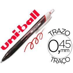 Boligrafo uni-ball jet stream sport sxn-150e tinta hibrida rojo