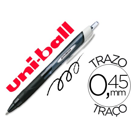 Boligrafo uni-ball jet stream sport sxn-150e tinta hibrida negro