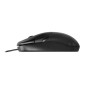 Raton q-connect optico 800 dpi usb 1,5 ghz negro con cable