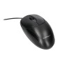 Raton q-connect optico 800 dpi usb 1,5 ghz negro con cable