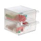 Archicubo archivo 2000 2 cajones organizador modular plastico 190x150x150 mm incluye 2 clips de sujecion Archicubo archivo 2000 2 cajones organizador modular plastico 190x150x150 mm incluye 2 clips de sujecion