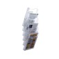 Expositor mural archivo 2000 de pared 6 bandejas din a4 transparente 190x235x685 mm separadores moviles ajustables