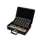 Caja caudales q-connect 14,5" 370x290x110 mm con portamonedas y bandeja para billetes Caja caudales q-connect 14,5" 370x290x110 mm con portamonedas y bandeja para billetes