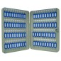 Armario metalico portallaves q-connect 370x280x60 mm para 80 llaves
