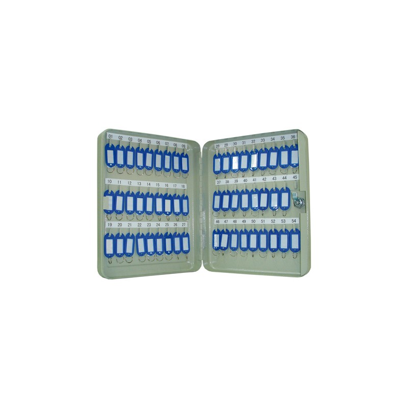 Armario metalico portallaves q-connect 300x240x60 mm para 54 llaves
