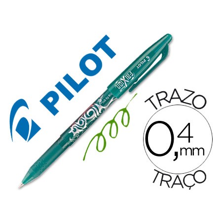 Boligrafo pilot frixion borrable verde