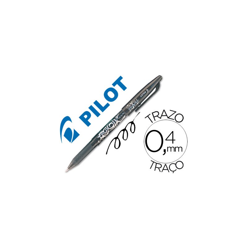 Boligrafo pilot frixion borrable negro