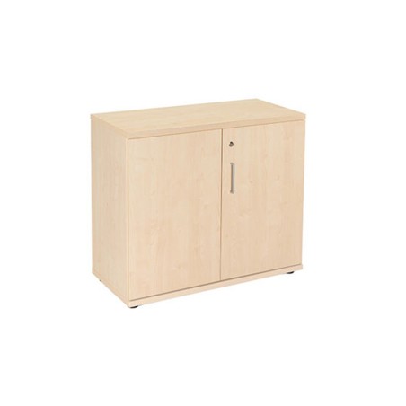 Armario rocada con un estante y dos puertas enteras serie store 78x90x45 acabado aa01 haya/haya