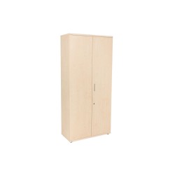 Armario rocada con cuatro estantes y dos puertas serie store 195x90x45 acabado aa01 haya/haya